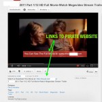 sample1 Dummy file on Youtube linking to pirate website.