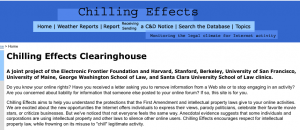 Chilling Effects Website